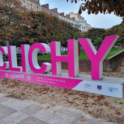 Ville de Clichy, version Octobre Rose